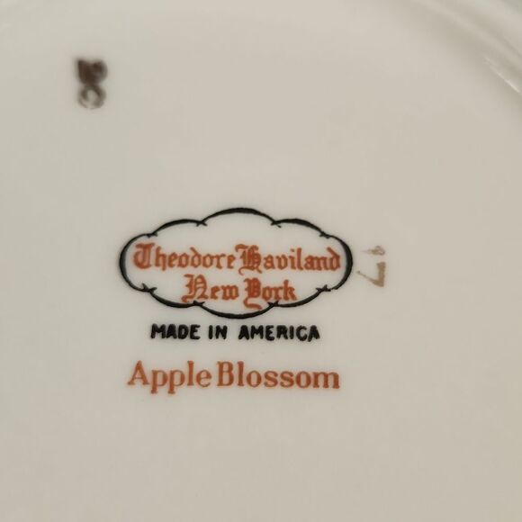 Theodore Haviland Apple Blossom Floral Soup Bowl - Picture 4 of 4